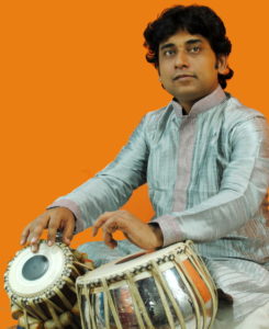 Indrani Mullick on tabla during Partha Bose sitar recital
